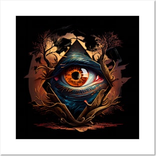 All seeing eye Posters and Art